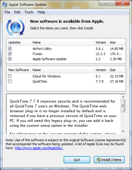 apple quicktime player latest version free download